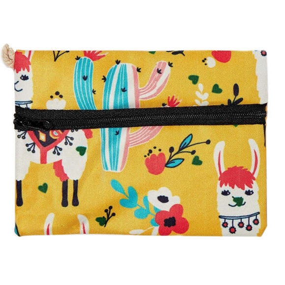 🆕NWOT Yellow Llama Boho Cute Shoulder Tote Bag - Picture 4 of 5